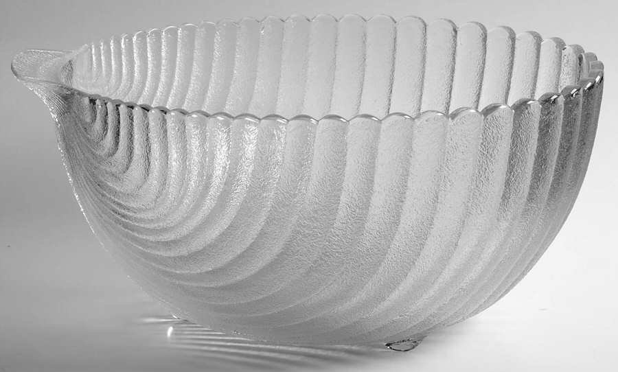 Shell Punch Bowl by Anchor Hocking-1