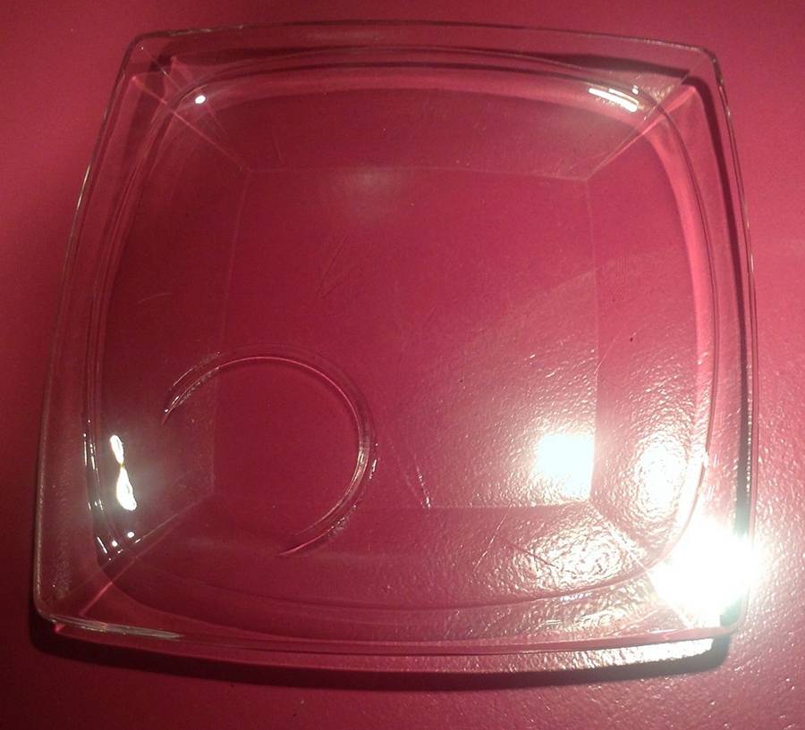 Vanity Clear Snack Plate No Cup by Hazel-Atlas-1