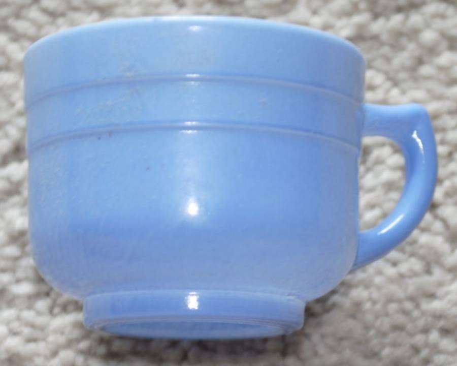 Moderntone Little Hostess Light Blue Child's Cup No Saucer by Hazel-Atlas-1