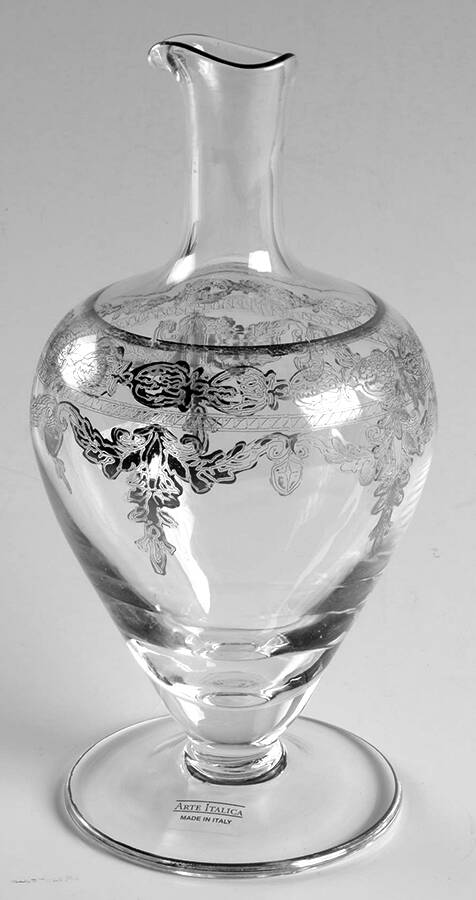 Vetro Silver Cruet No Stopper by Arte Italica-1