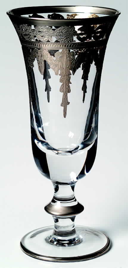 Vetro Silver Fluted Champagne by Arte Italica-1