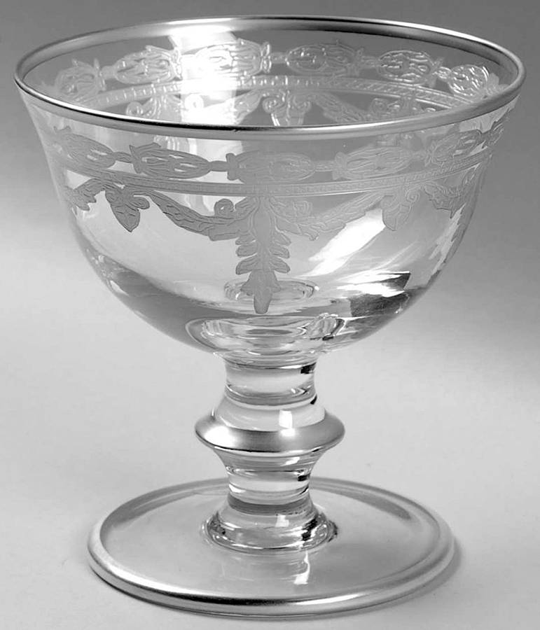 Vetro Silver Dessert-Footed by Arte Italica-1