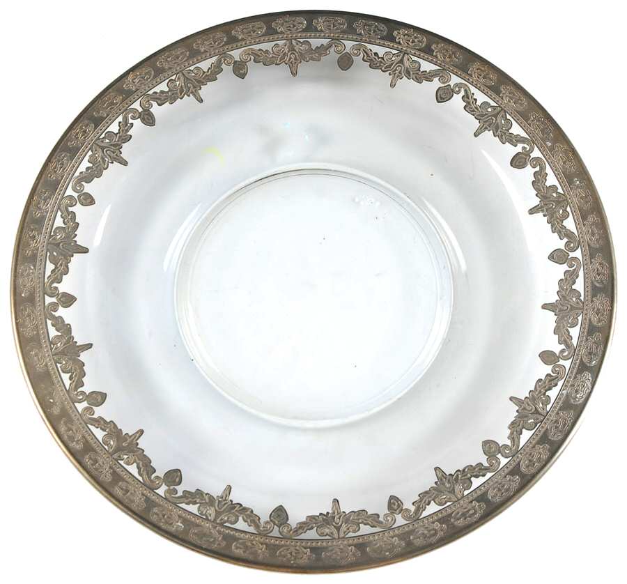 Vetro Silver Dessert Plate by Arte Italica-1