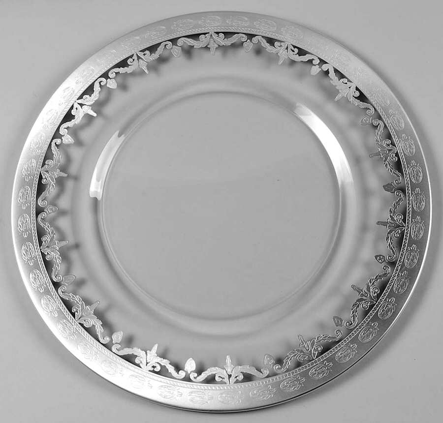 Vetro Silver Service Plate by Arte Italica-1