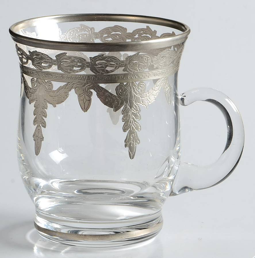 Vetro Silver Footed Cup by Arte Italica-1