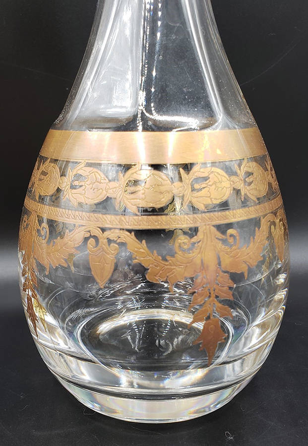 Vetro Gold Cordial Decanter No Stopper by Arte Italica-1