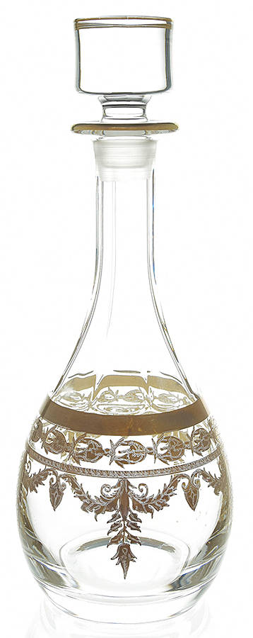 Vetro Gold Cordial Decanter & Stopper by Arte Italica-1