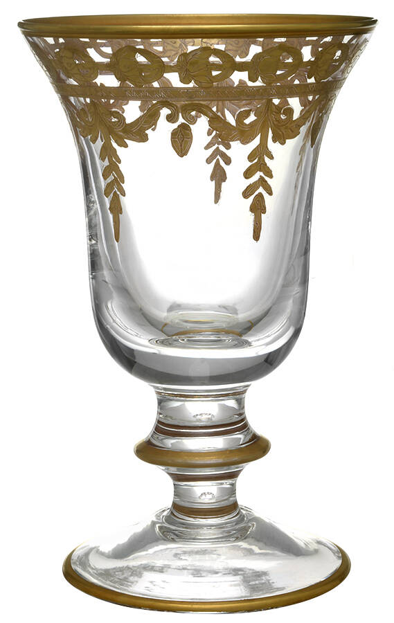 Vetro Gold Water Goblet by Arte Italica-1