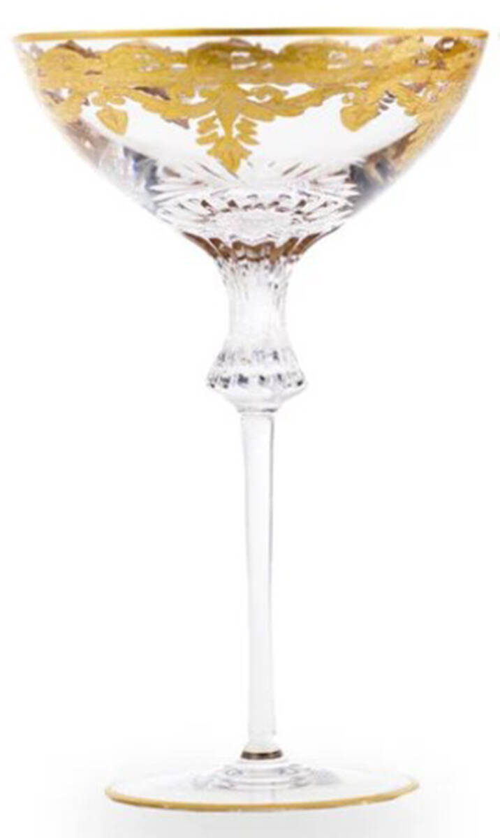 Vetro Gold Champagne/Tall Sherbet by Arte Italica-1