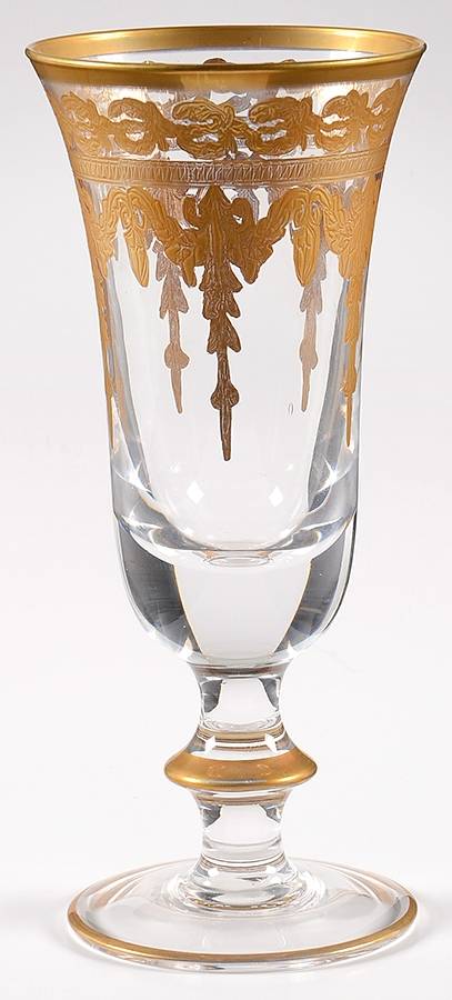 Vetro Gold Fluted Champagne by Arte Italica-1