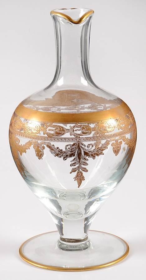 Vetro Gold Small Decanter No Stopper by Arte Italica-1
