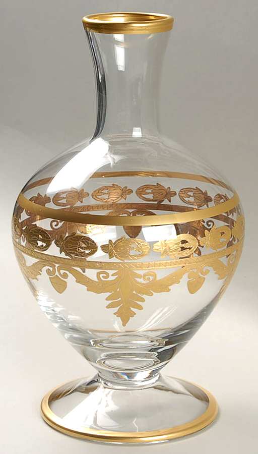 Vetro Gold Decanter No Stopper by Arte Italica-1