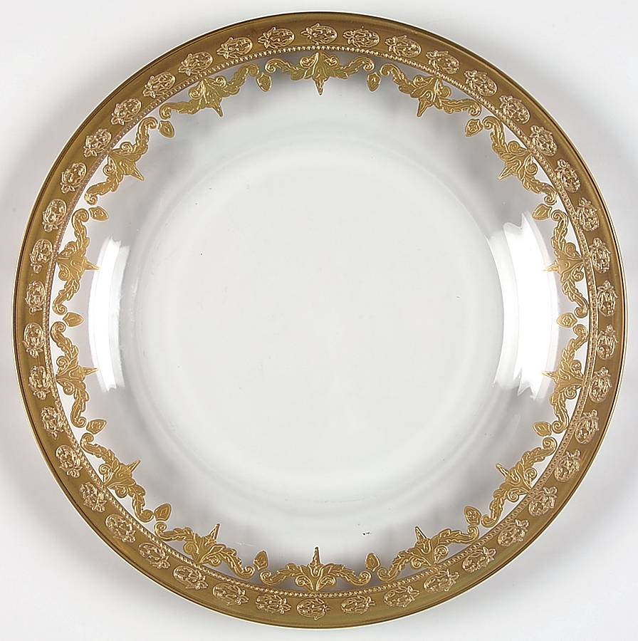 Vetro Gold Dinner Plate by Arte Italica-1