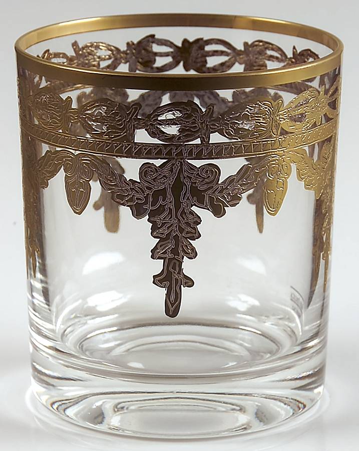 Vetro Gold Double Old Fashioned by Arte Italica-1