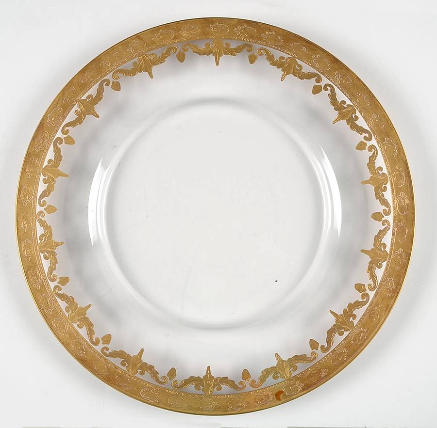 Vetro Gold Service Plate by Arte Italica-1