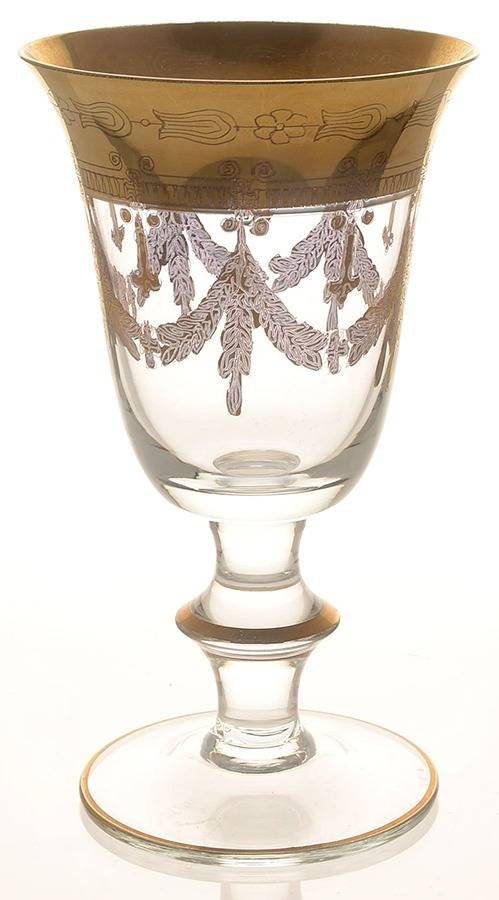 Medici Gold Water Goblet by Arte Italica-1