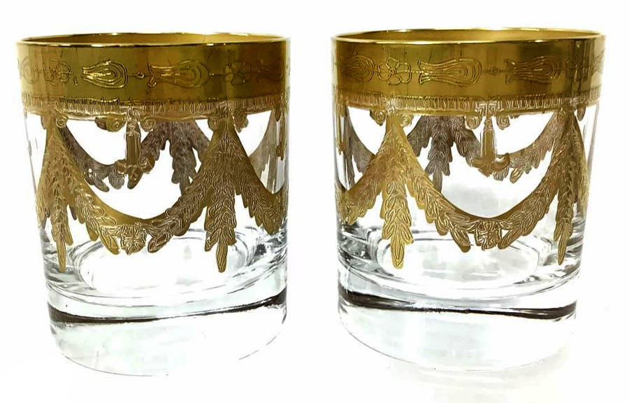 Medici Gold Double Old Fashioned by Arte Italica-1