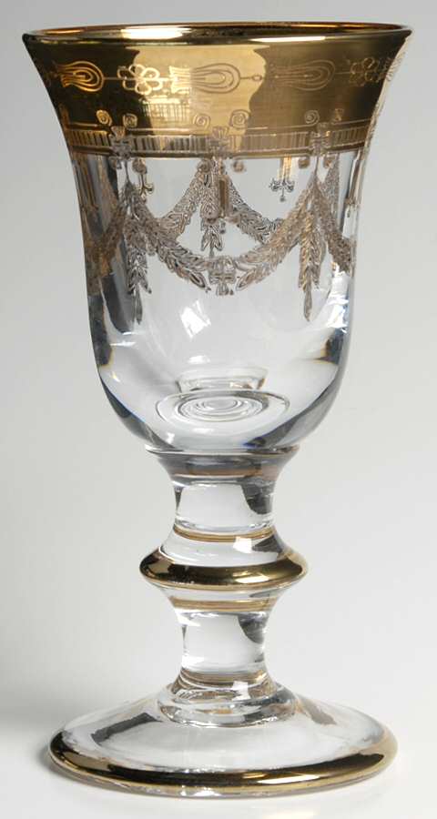 Medici Gold Water Goblet by Arte Italica-1
