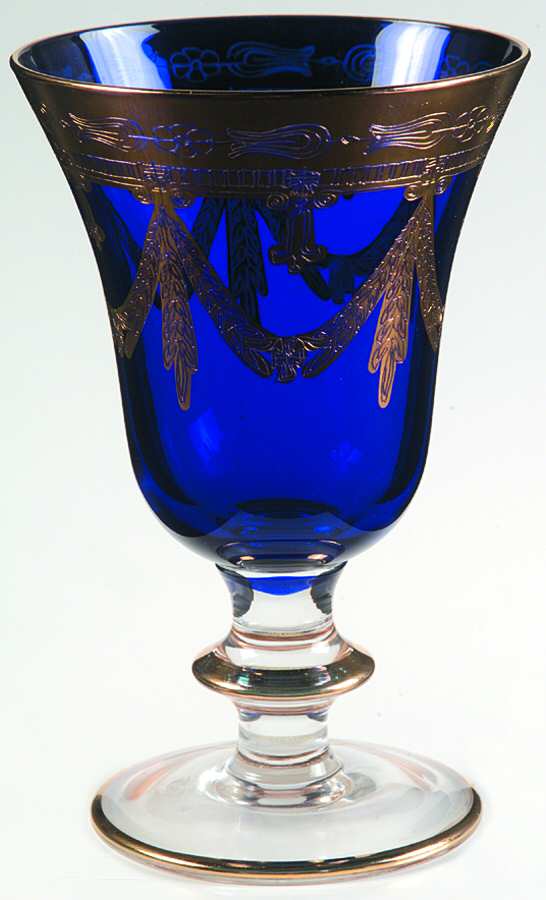 Medici Cobalt Wine Glass by Arte Italica-1