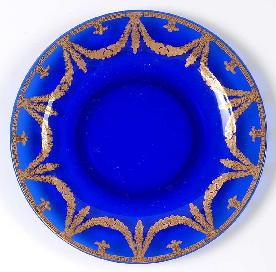 Medici Cobalt Salad Plate by Arte Italica-1
