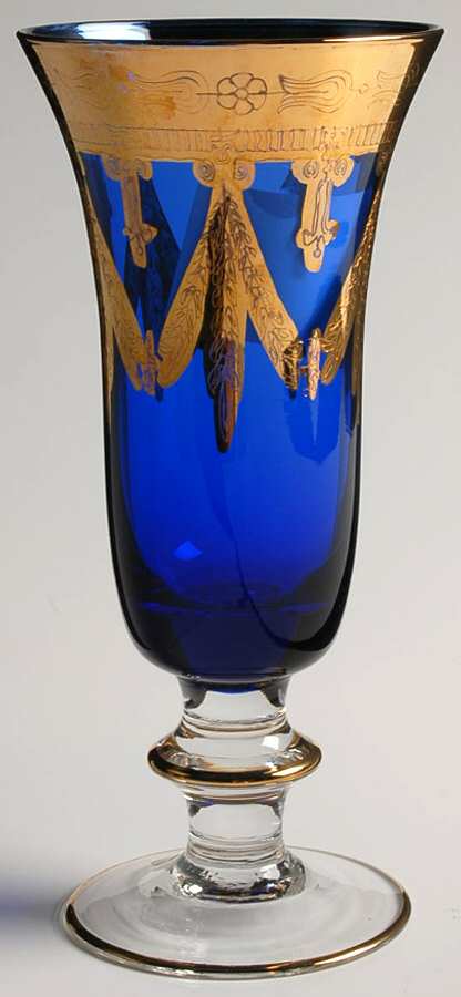Medici Cobalt Fluted Champagne by Arte Italica-1