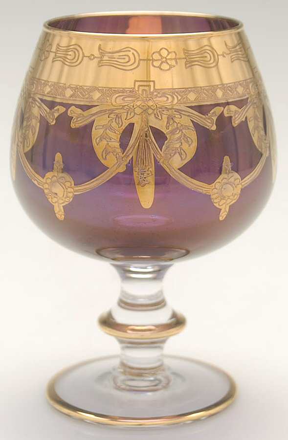 AIZ2 Amethyst Brandy Glass by Arte Italica-1