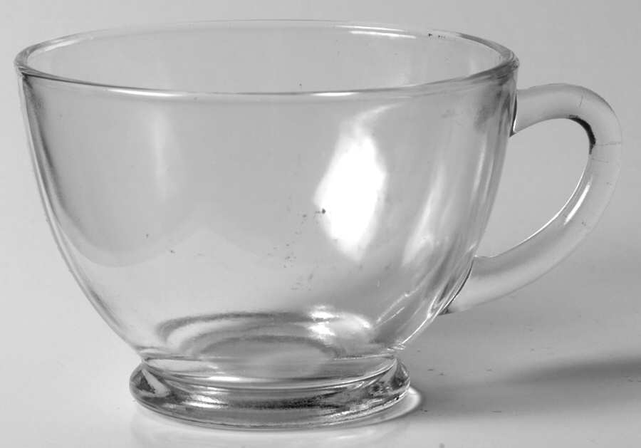 Colonial Lady Clear Snack Cup for Snack Plate by Anchor Hocking-1