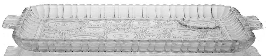 Colonial Lady Clear Snack Plate No Cup by Anchor Hocking-1