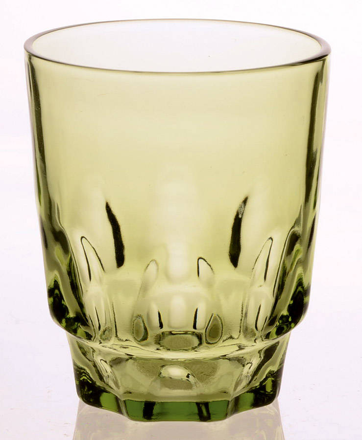 Reflection Green 10 Oz Flat Tumbler by Hazel-Atlas-1