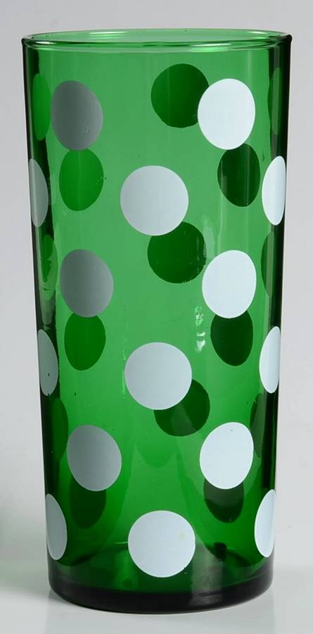 Polka Dots 14 Oz Flat Tumbler by Anchor Hocking-1