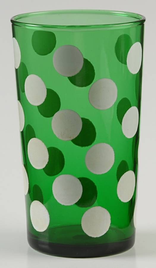 Polka Dots 10 Oz Flat Tumbler by Anchor Hocking-1