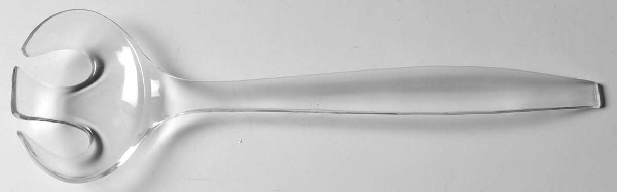 Savannah Clear Plastic Salad Serving Fork by Anchor Hocking-1