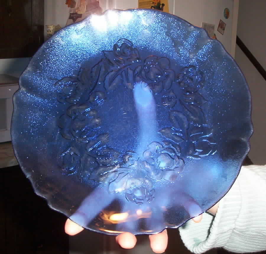 Rosa Blue Dinner Plate by Arcoroc-1