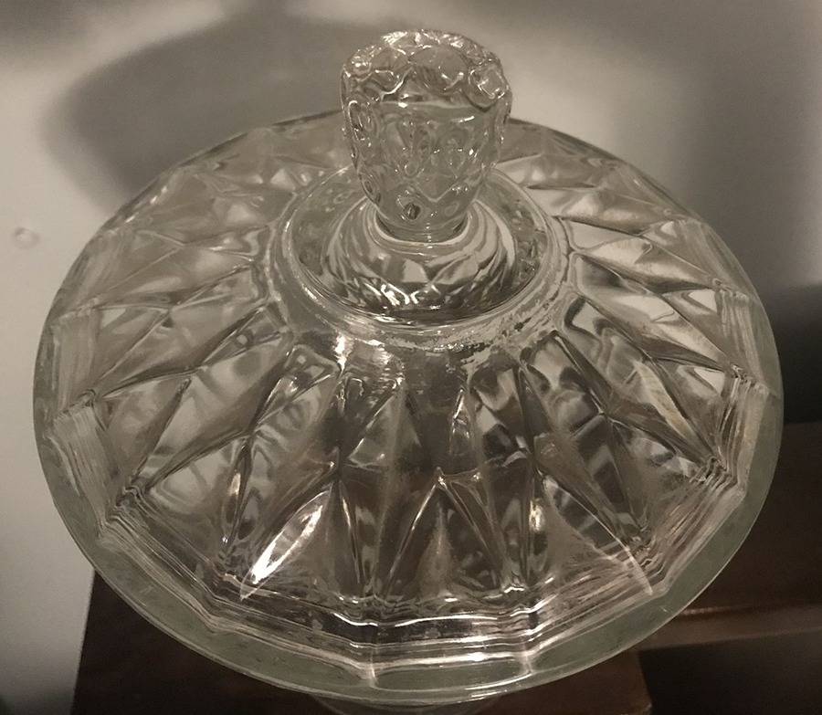 Crown Point Lid for Footed Candy Dish by Anchor Hocking-1