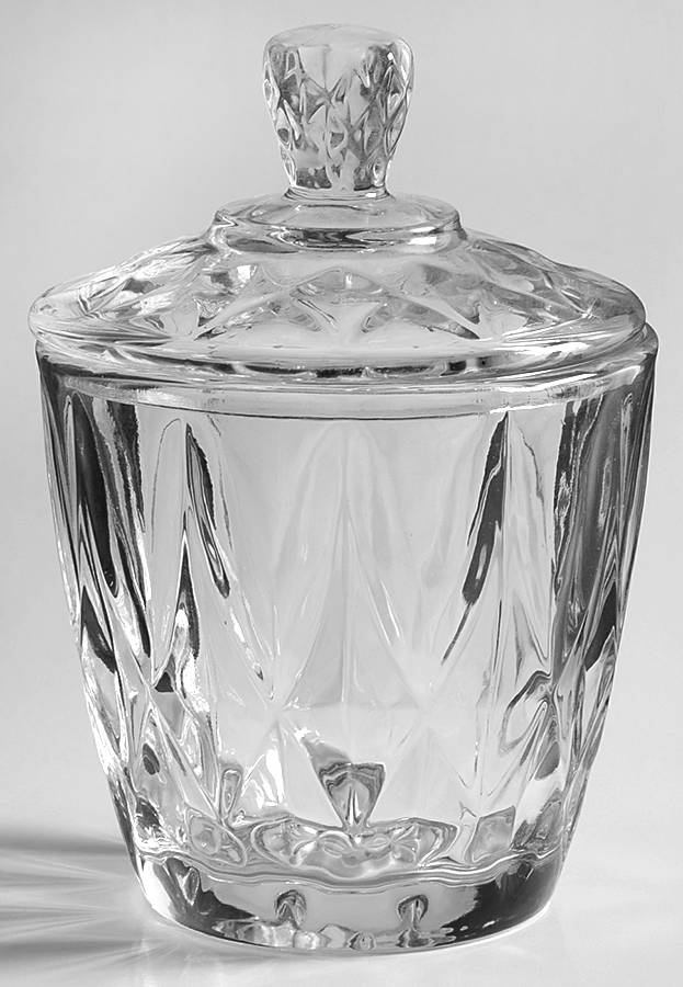 Crown Point Sugar Bowl & Lid by Anchor Hocking-1