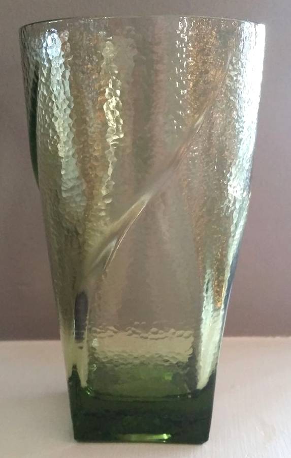 Pebbletone Green 10 Oz Flat Tumbler by Hazel-Atlas-1