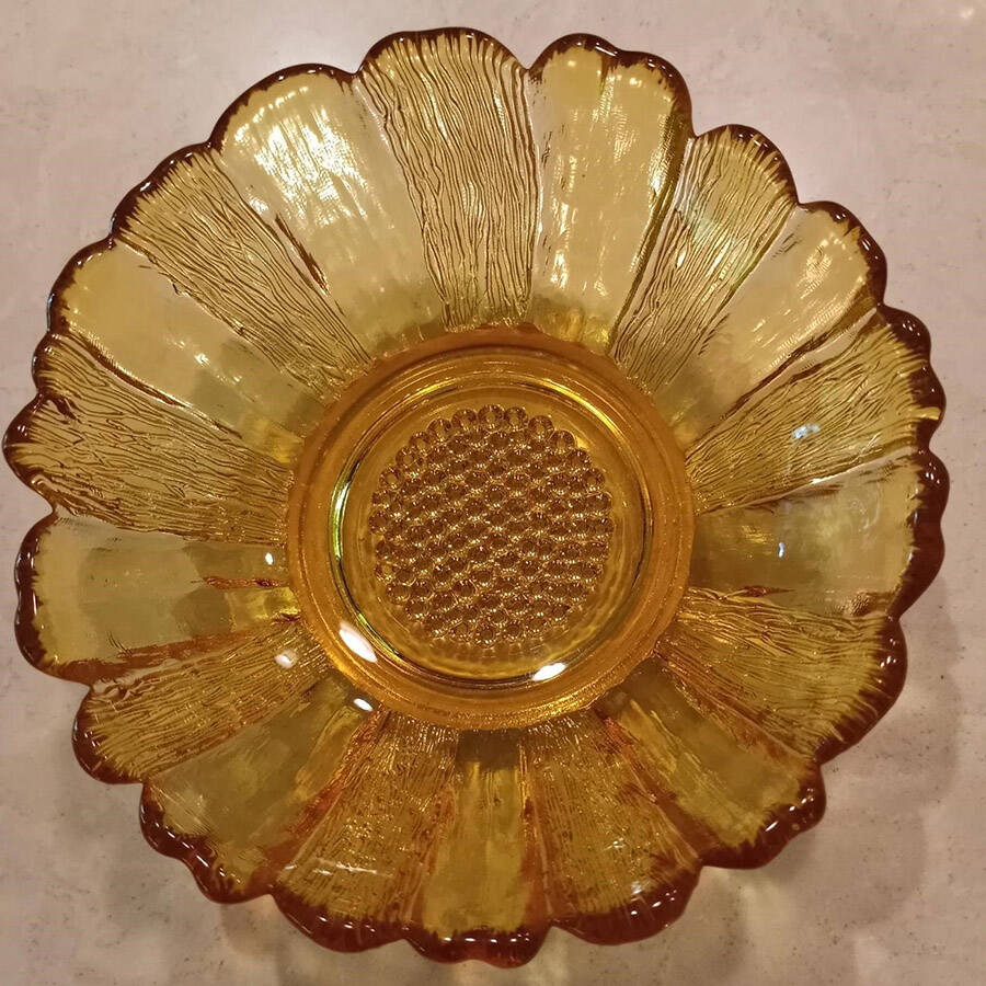 Country Garden Honey Gold 5" Individual Salad/Fruit/Dessert/Dip Bowl by Anchor Hocking-1