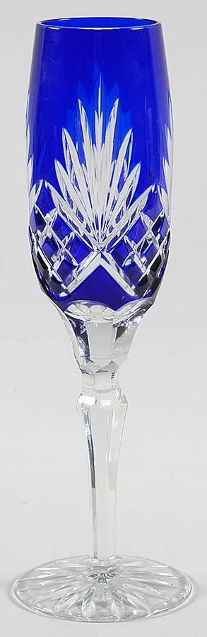 Caroline Cobalt Blue Fluted Champagne by Ajka-1