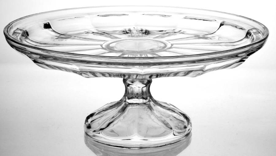 Presence Clear 11" Diameter Pedestal Cake Stand No Dome by Anchor Hocking-1