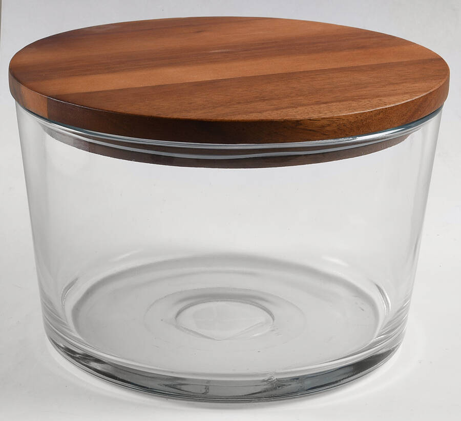 Presence Clear Trifle Bowl with Lid by Anchor Hocking-1