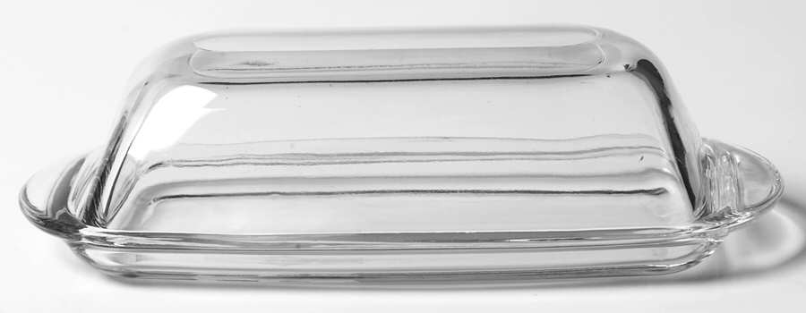 Presence Clear 1/4 Pound Covered Butter by Anchor Hocking-1