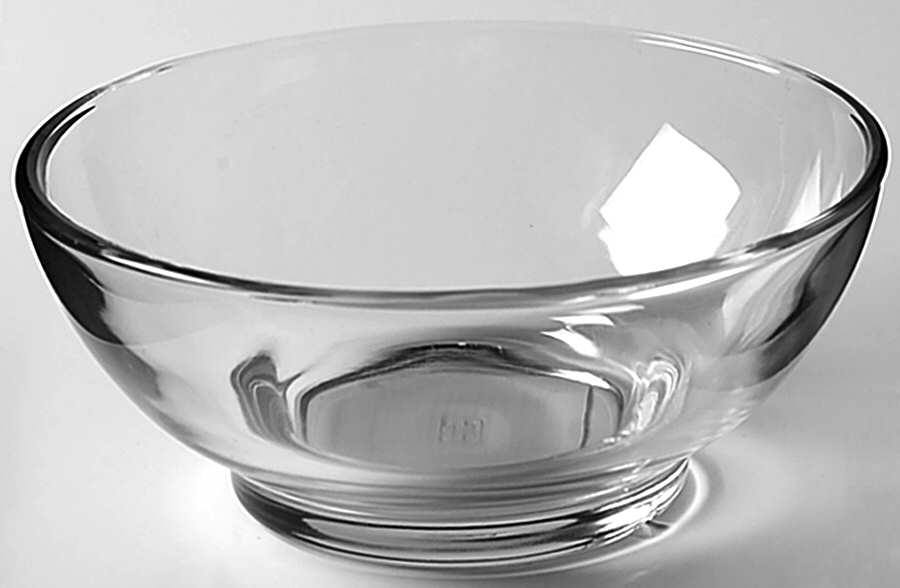 Presence Clear Footed Bowl by Anchor Hocking-1