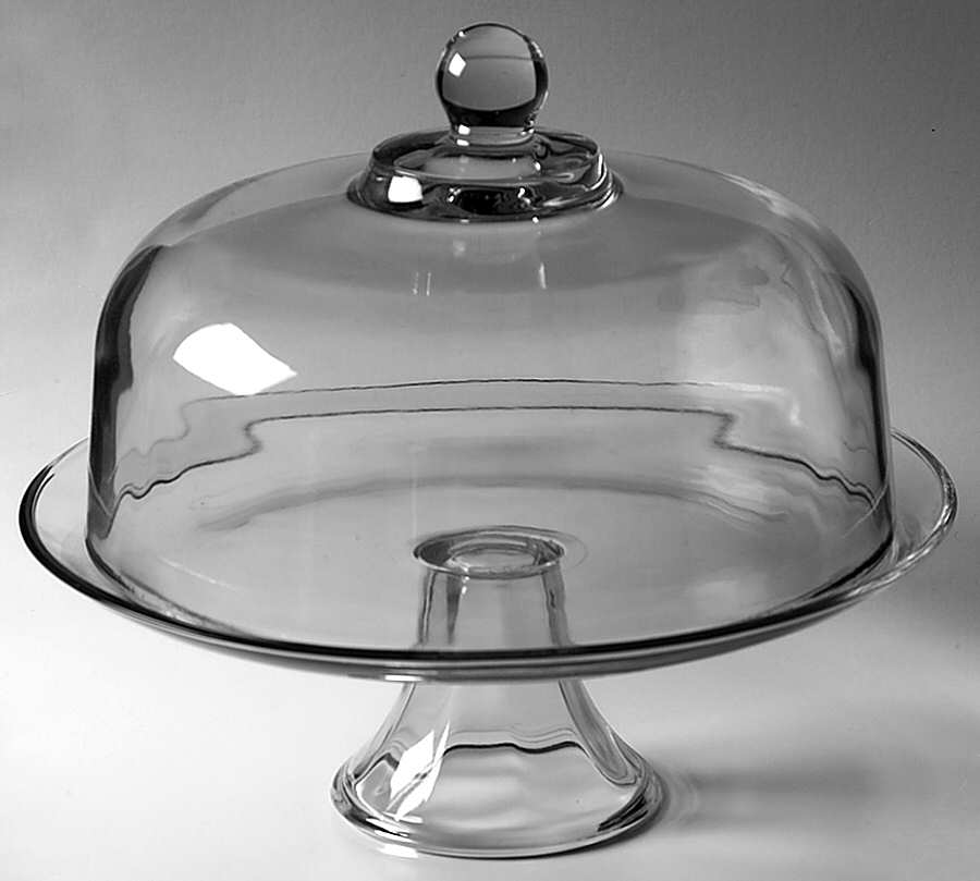 Presence Clear 13" Pedestal Cake Stand & Dome by Anchor Hocking-1