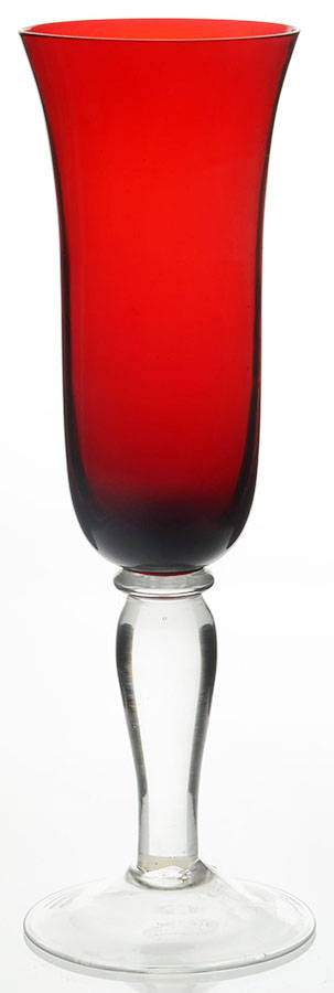 Salute Ruby Fluted Champagne by Artland-1