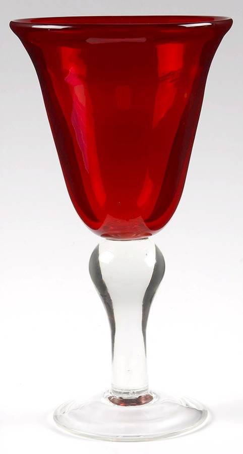 Salute Ruby Water Goblet by Artland-1