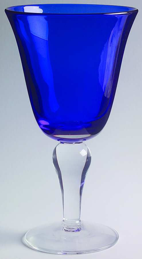 Salute Cobalt Blue Water Goblet by Artland-1