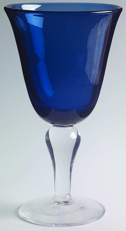Salute Slate Blue Water Goblet by Artland-1