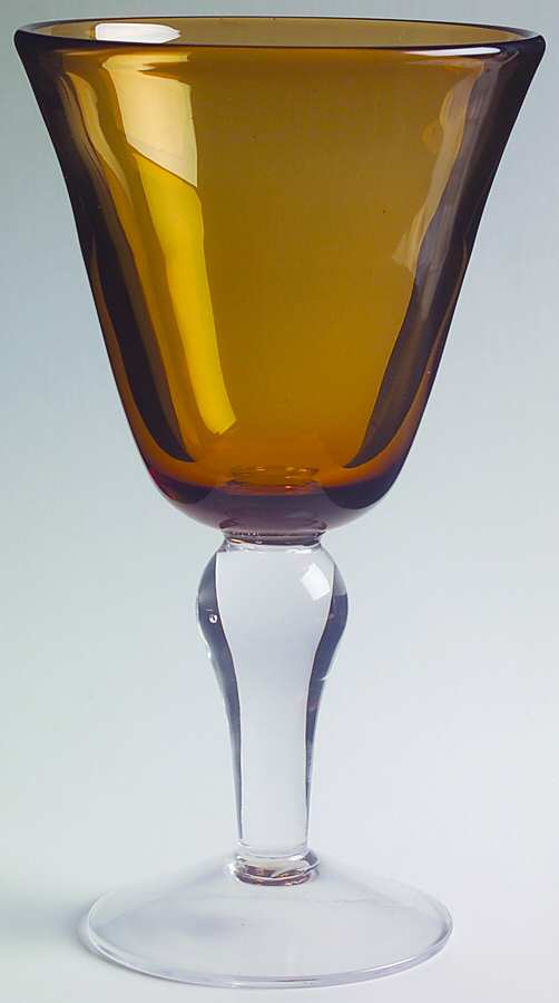 Salute Amber Water Goblet by Artland-1