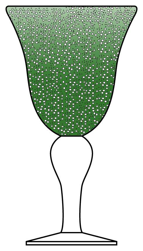 Fizz Sage Water Goblet by Artland-1