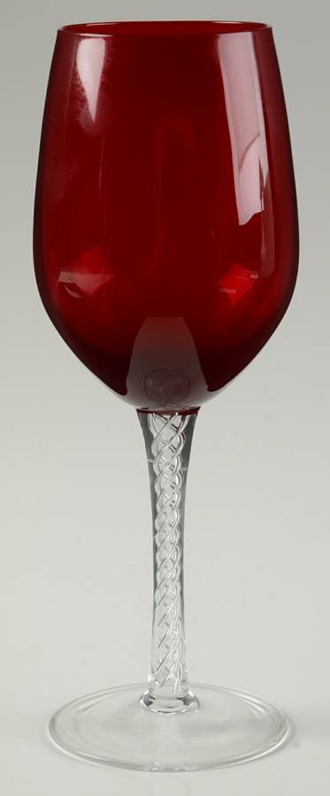 Braid Ruby Water Goblet by Artland-1